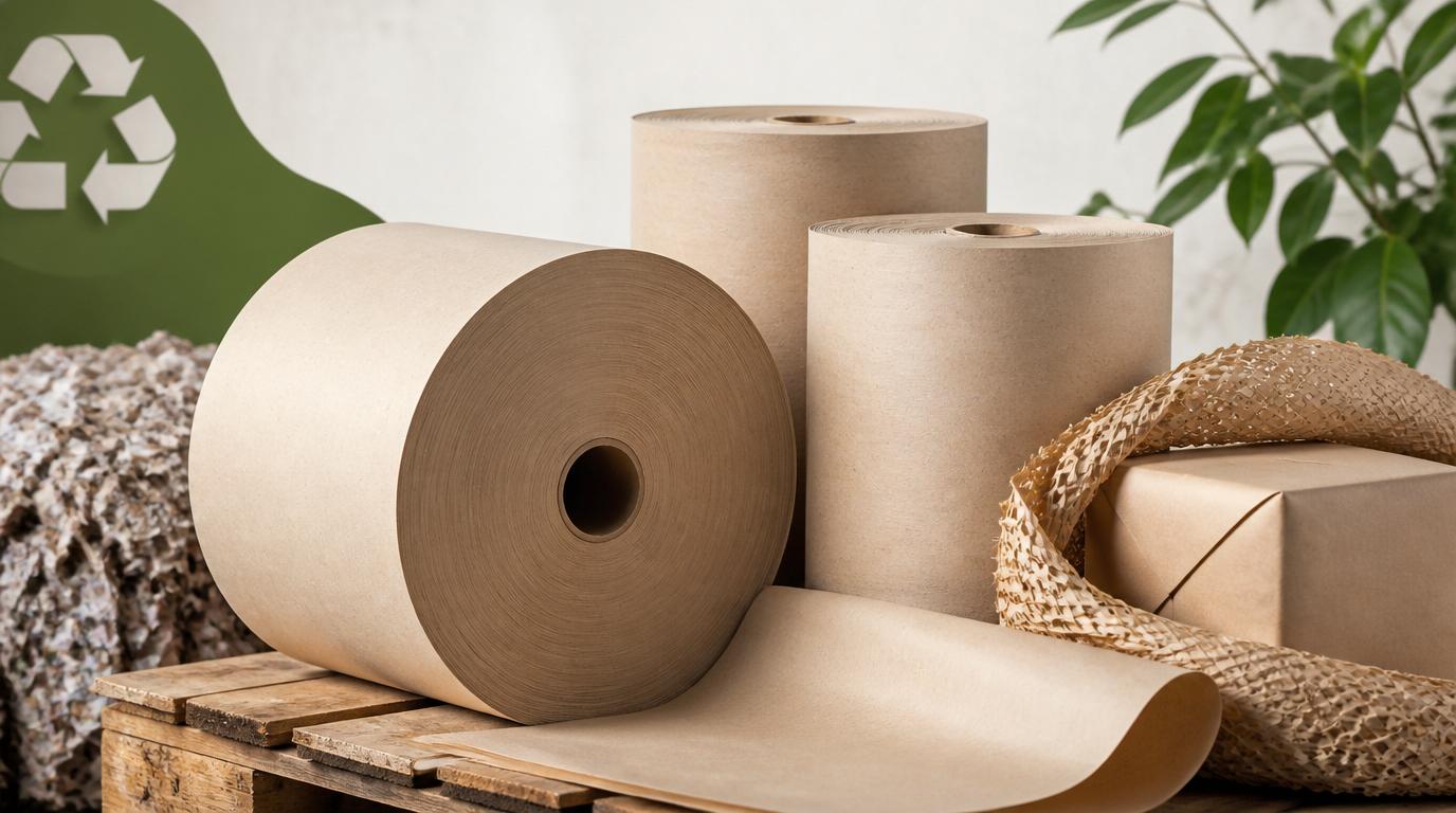 OFREZCO BOBINAS DE PAPEL RECICLADO PARA EMPAQUE